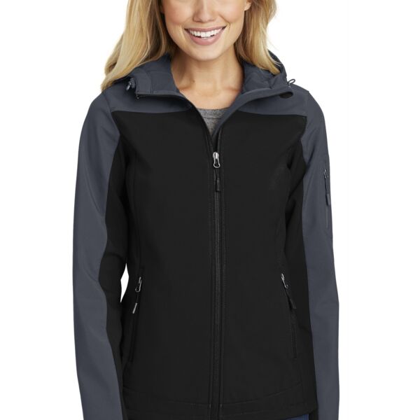 Ladies Hooded Core Soft Shell Jacket Thumbnail