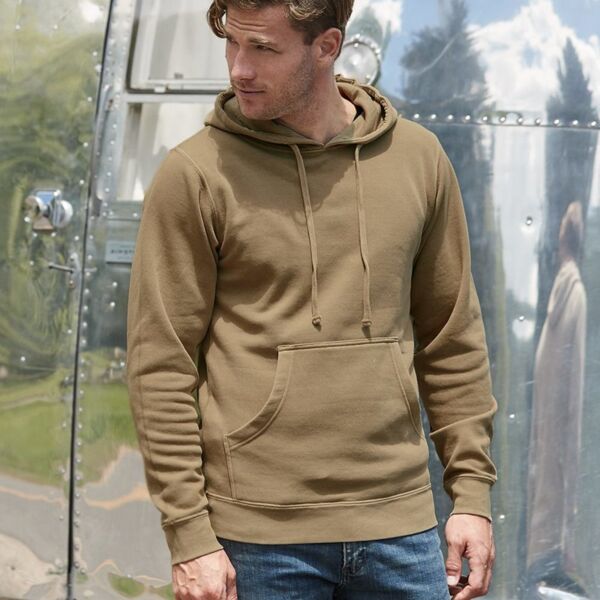 Midweight Pigment-Dyed Hooded Sweatshirt Thumbnail