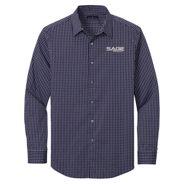 Brooks Brothers Tech Stretch Patterned Shirt  Thumbnail