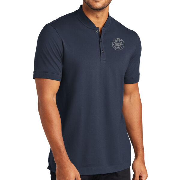 Mercer+Mettle™ Stretch Pique Henley Thumbnail