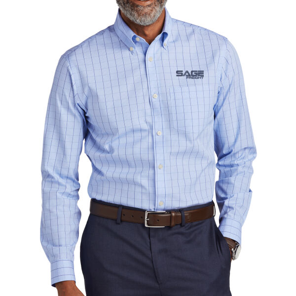 Brooks Brothers® Wrinkle-Free Stretch Patterned Shirt Thumbnail