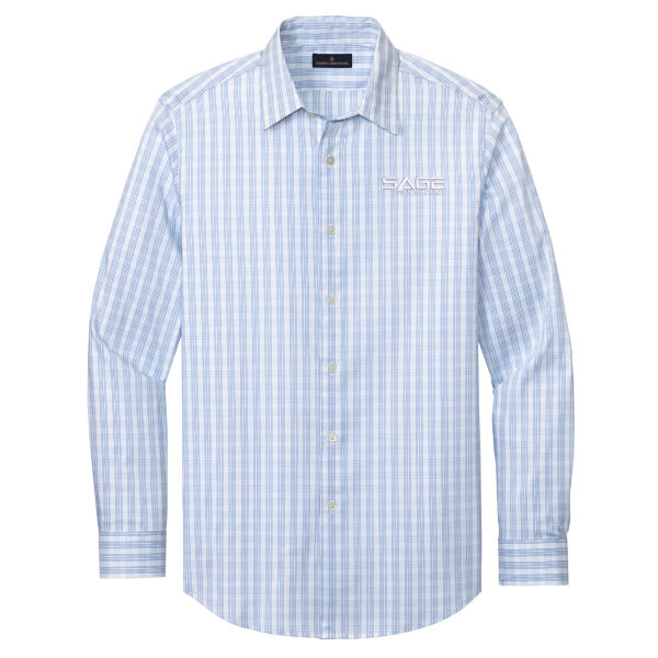 Brooks Brothers Tech Stretch Patterned Shirt  Thumbnail