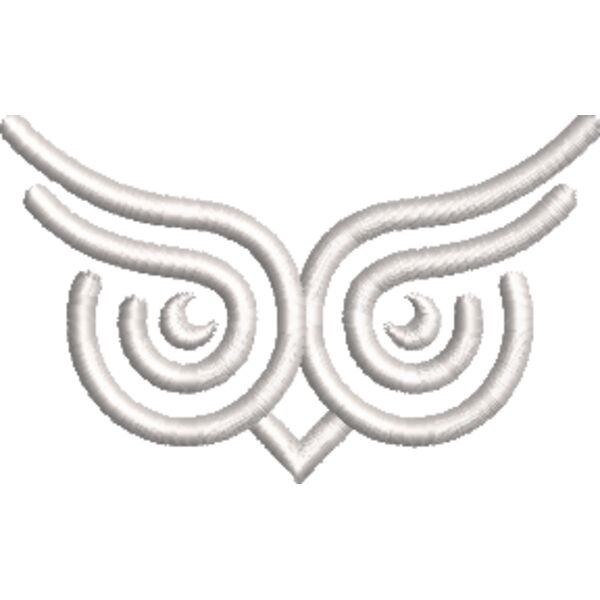 4 T7 PICTORIAL MARK OWL EYES 1686 IceGray.EMB Thumbnail