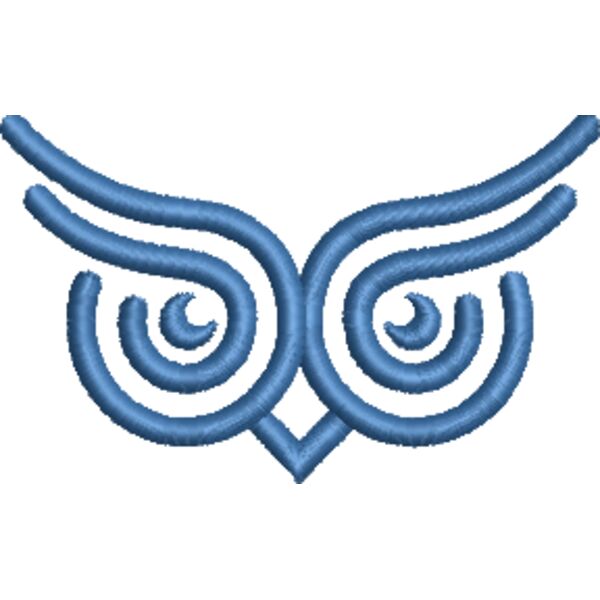 4 T12 PICTORIAL MARK OWL EYES 1829 Blue.EMB Thumbnail