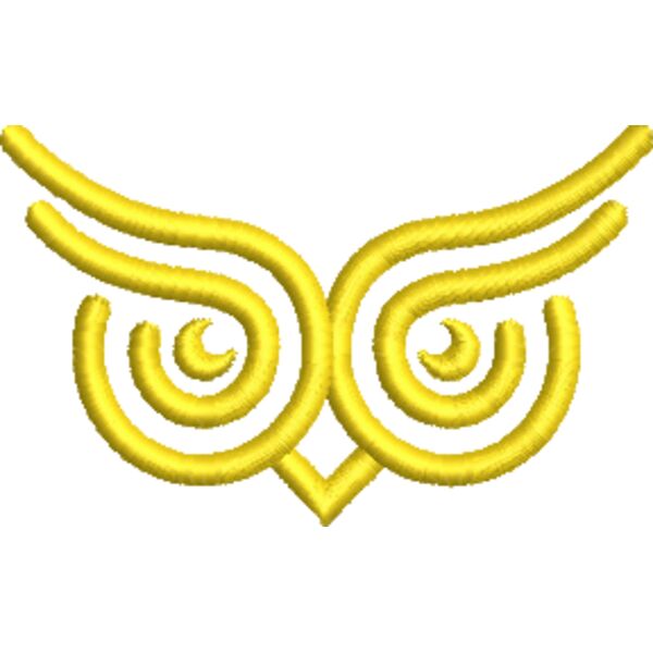 4 T16 PICTORIAL MARK OWL EYES 1883 FluorYellow.EMB Thumbnail