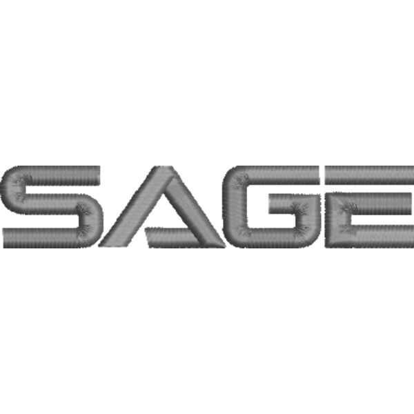 6 T3 Sage General Wordmark 1640 CGray11c.EMB Thumbnail
