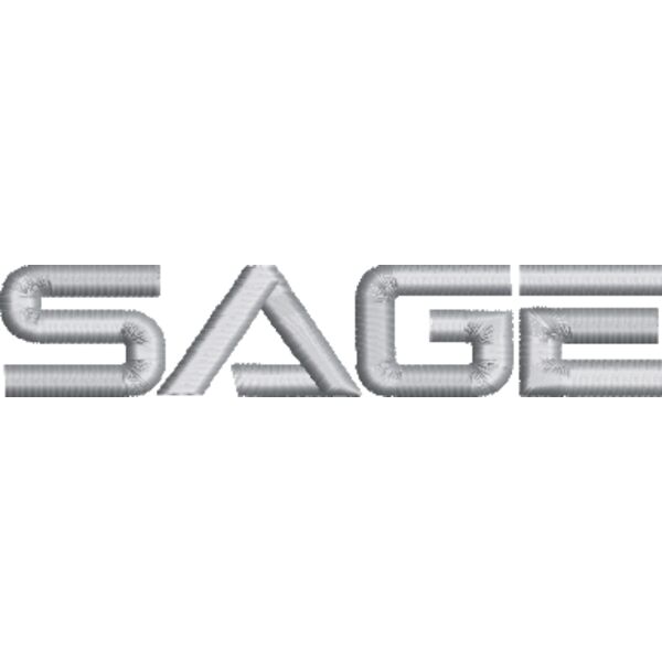 6 T5 Sage General Wordmark 1718 Gray.EMB Thumbnail