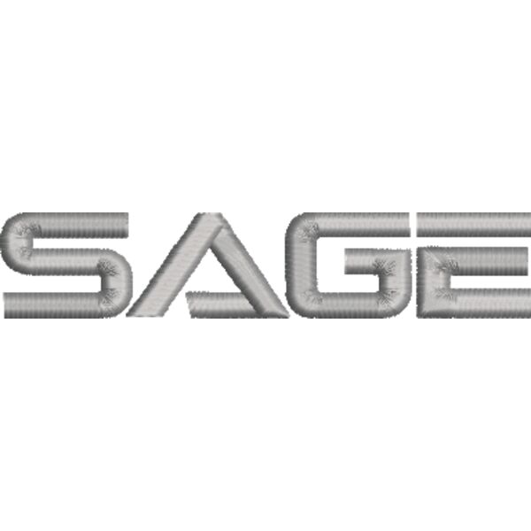 6 T6 Sage General Wordmark 1918 CGray6c.EMB Thumbnail