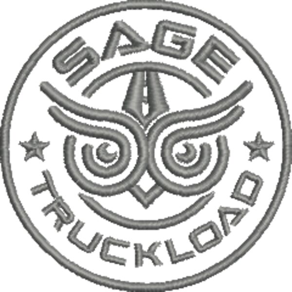 3B T4 ST Primary Owl Badge 1615 Charcoal.EMB Thumbnail