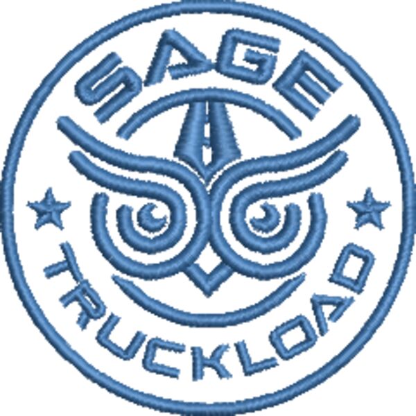 3B T12 ST Primary Owl Badge 1829 Blue.EMB Thumbnail